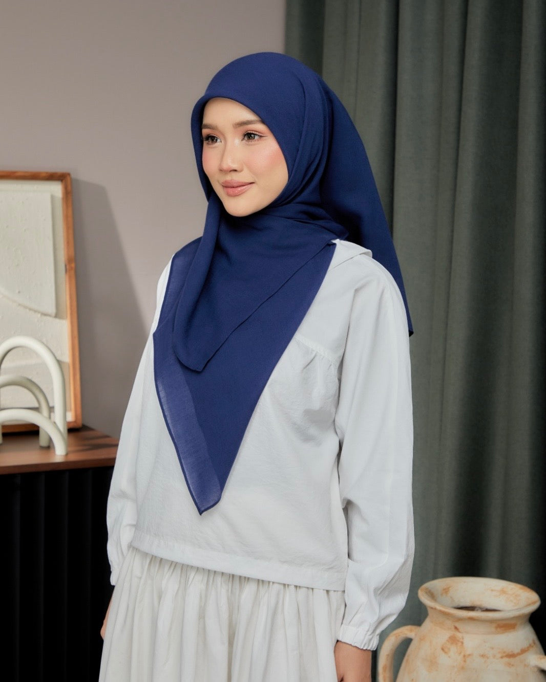 Hajra SQ in Midnight Blue