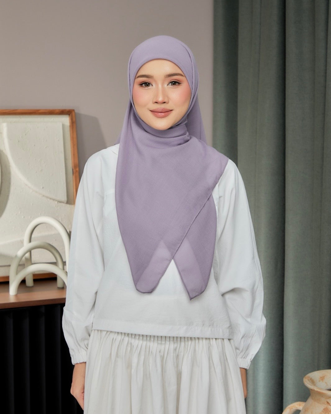 Hajra SQ in Lilac Purple