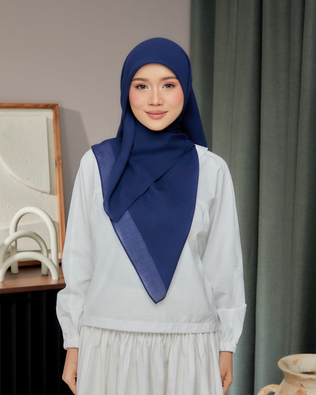 Hajra SQ in Midnight Blue